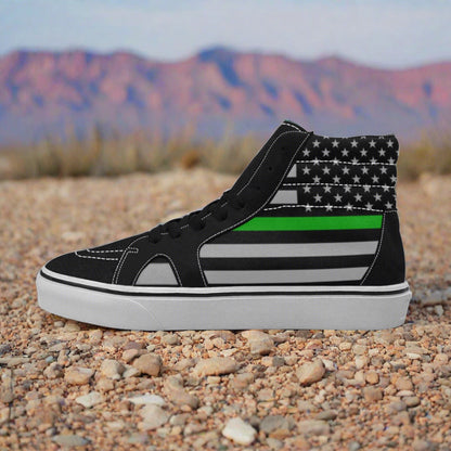 Thin Green Line Flag Men - Freaky Shoes®