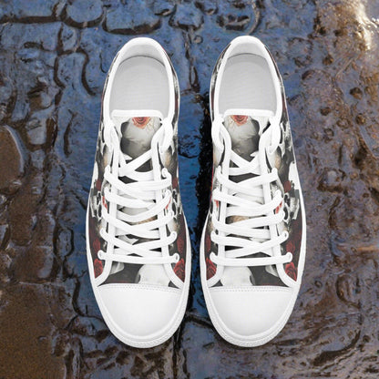 Rose Skulls Dark - Freaky Shoes®