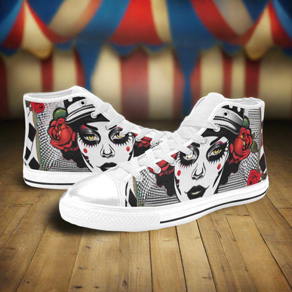 Clown Woman Roses Women - Freaky Shoes®