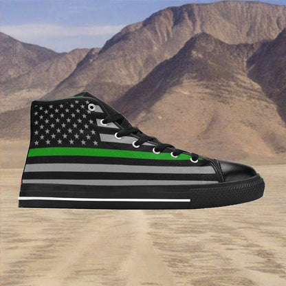 Thin Green Line Flag Men - Freaky Shoes®