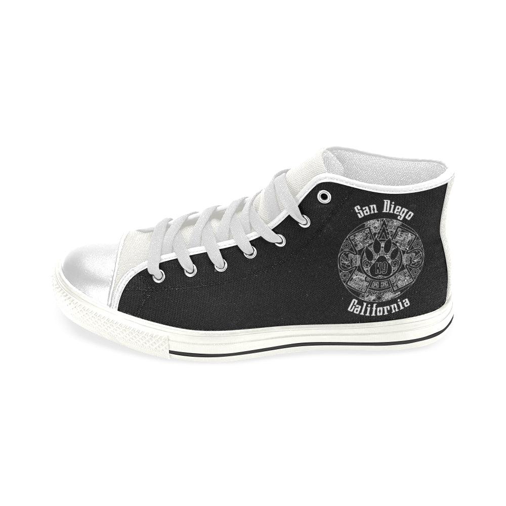K9 Men’s Classic High Top Canvas Shoes - Freaky Shoes®