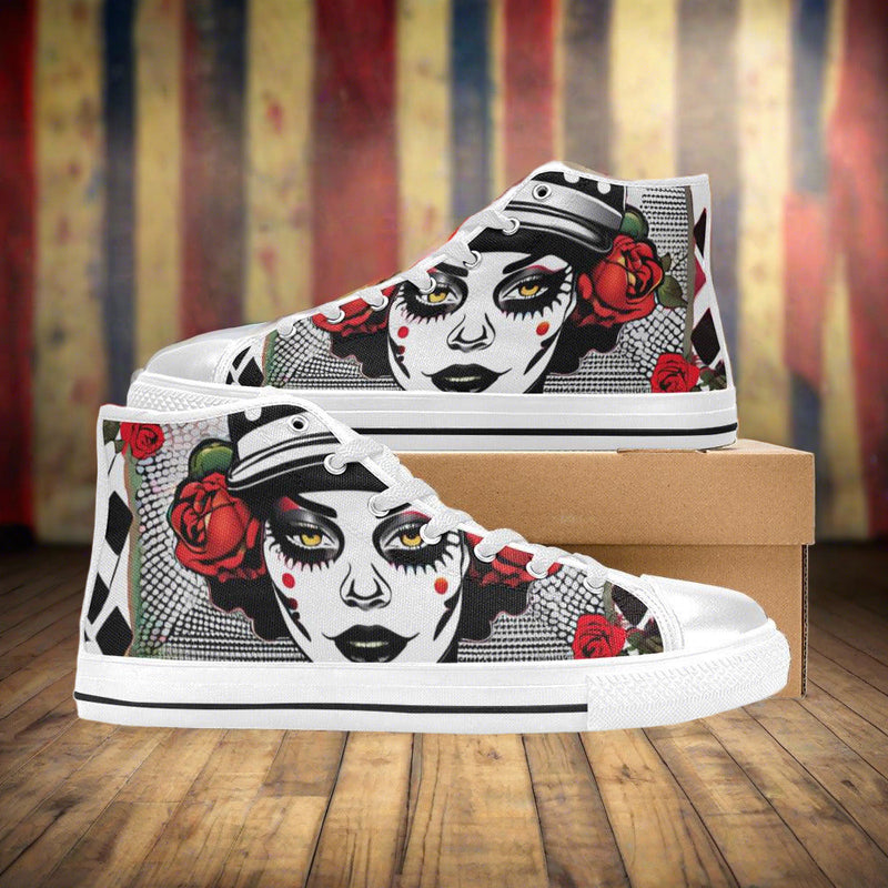 Clown Woman Roses Men - Freaky Shoes®