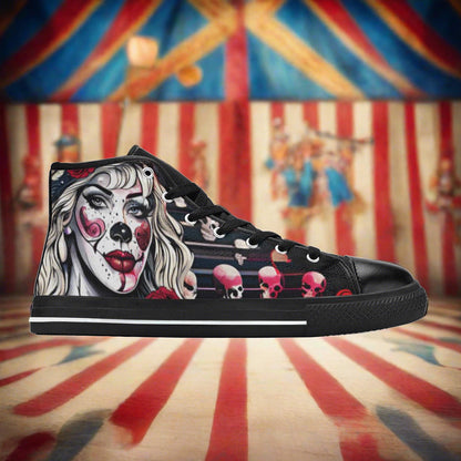Tropical Fruit Watermelon Mango Pineapple Bold Art - Freaky Shoes