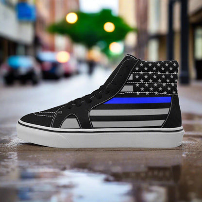 Thin Blue Line Flag Women - Freaky Shoes®