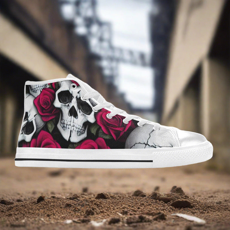 Skulls & Roses Art Men - Freaky Shoes®