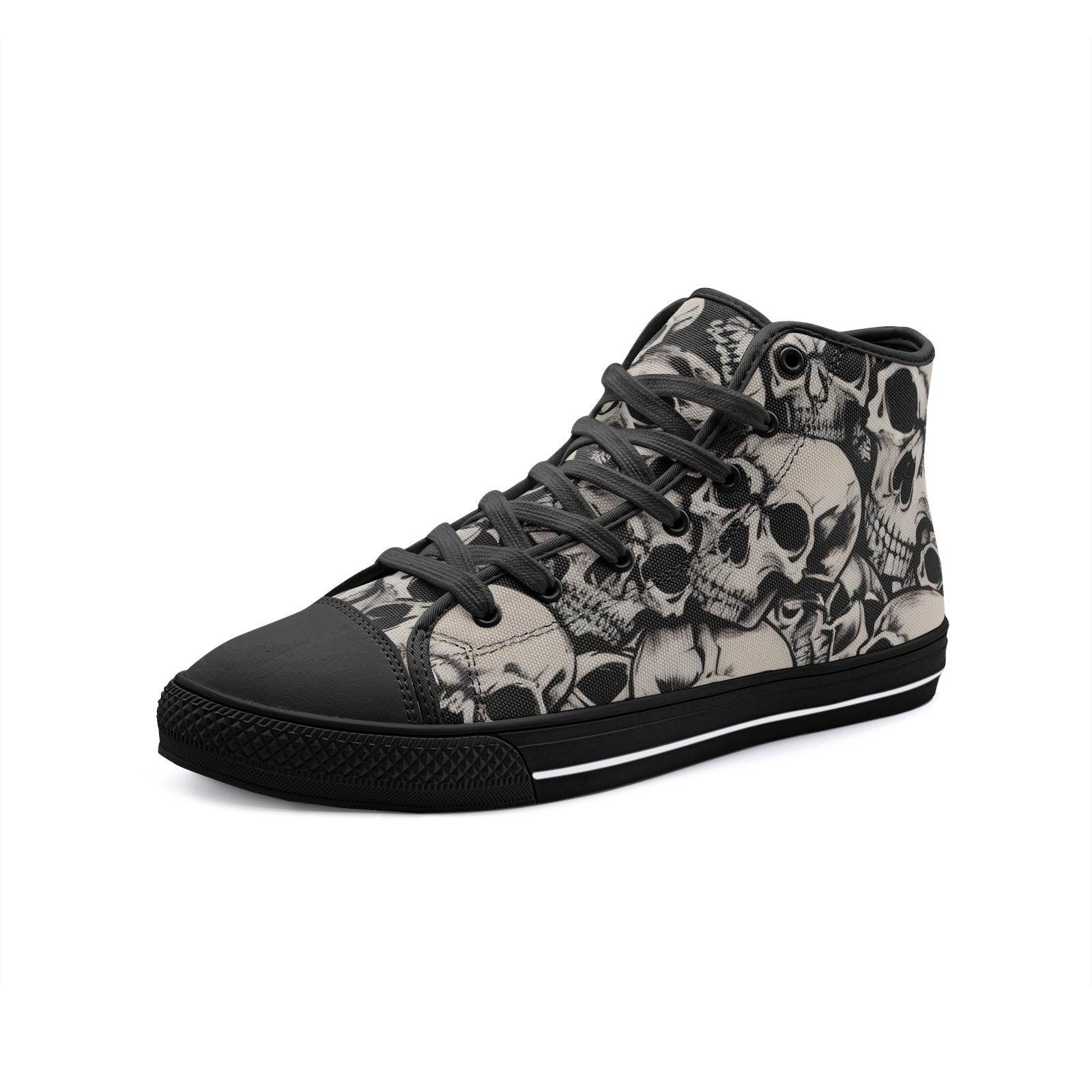Retro Skull Art - Freaky Shoes®