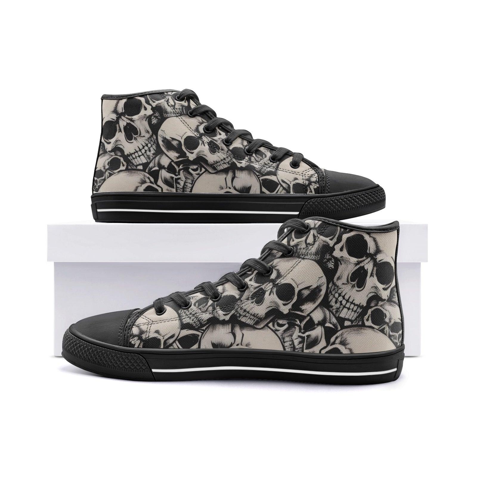 Retro Skull Art - Freaky Shoes®