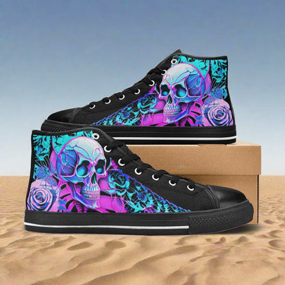 Butterfly & Roses Skulls Women - Freaky Shoes®