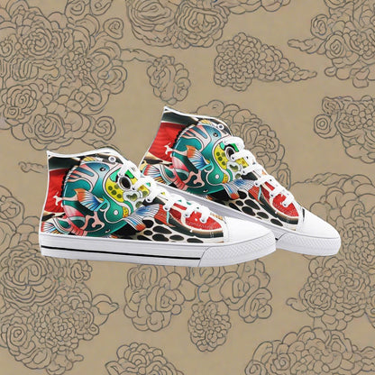 Iconic Art Vivid Unique Wearable Bold Art - Freaky Shoes