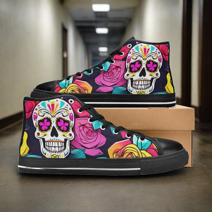 Sugar Skull & Roses Men - Freaky Shoes®