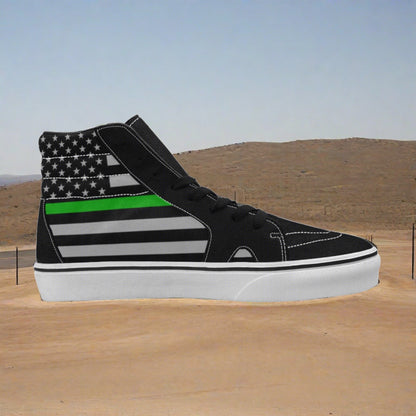 Thin Green Line Flag Men - Freaky Shoes®