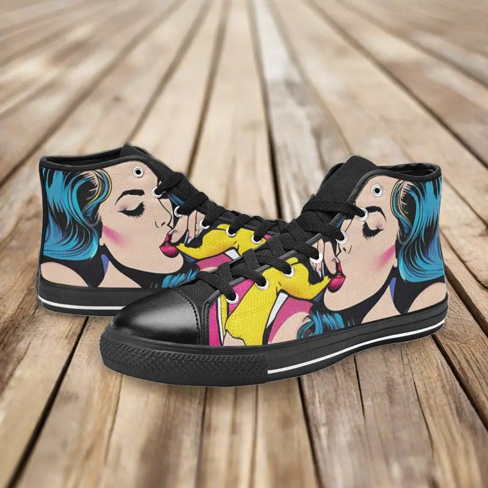 Retro Woman Art Men - Freaky Shoes®