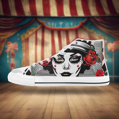 Clown Woman Roses Women - Freaky Shoes®