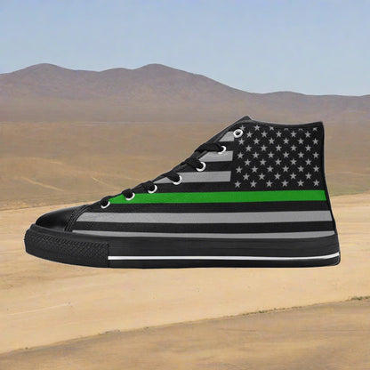 Thin Green Line Flag Men - Freaky Shoes®