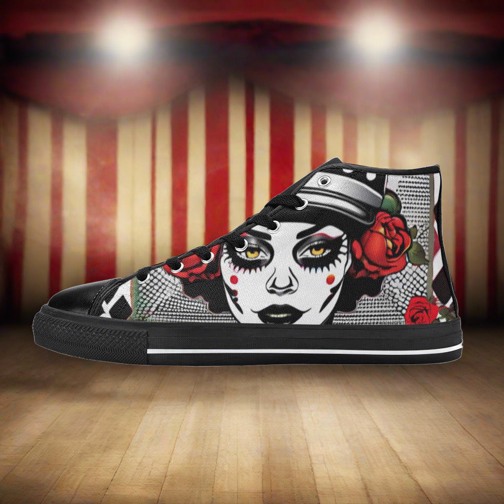 Clown Woman Roses Women - Freaky Shoes®