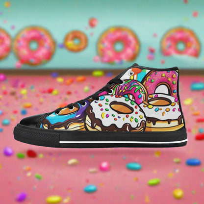 Low Top Art Custom Panel Wearable Bold Art - Freaky Shoes