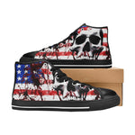Patriotic Splatter Art Men - Freaky Shoes®