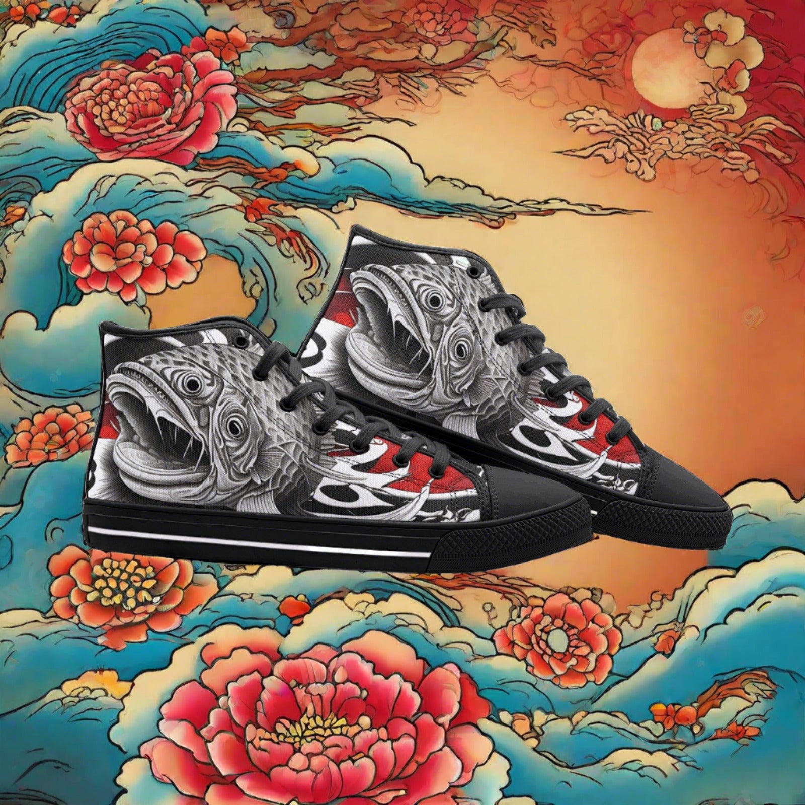 Japanese Fish Art - Freaky Shoes®