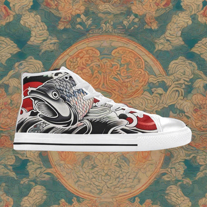 Japanese Fish Art Men - Freaky Shoes®