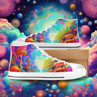 Iconic Custom Art Panel Wearable Bold Art - Freaky Shoes