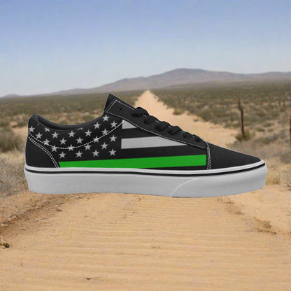 Thin Green Line Flag Men - Freaky Shoes®