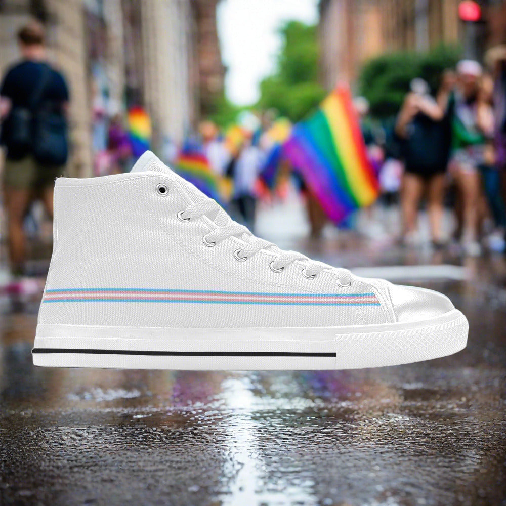 Pride LGBT Transgender Flag Men - Freaky Shoes®