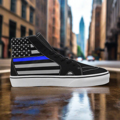 Thin Blue Line Flag Women - Freaky Shoes®
