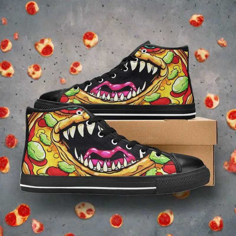Scary Pizza Men - Freaky Shoes®