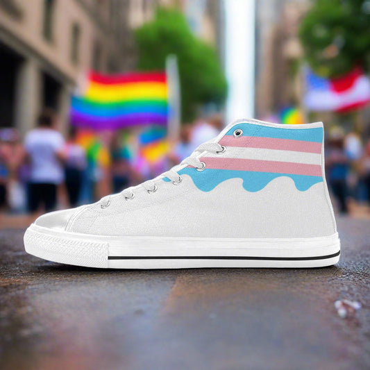 Pride LGBT Transgender Flag Men - Freaky Shoes®