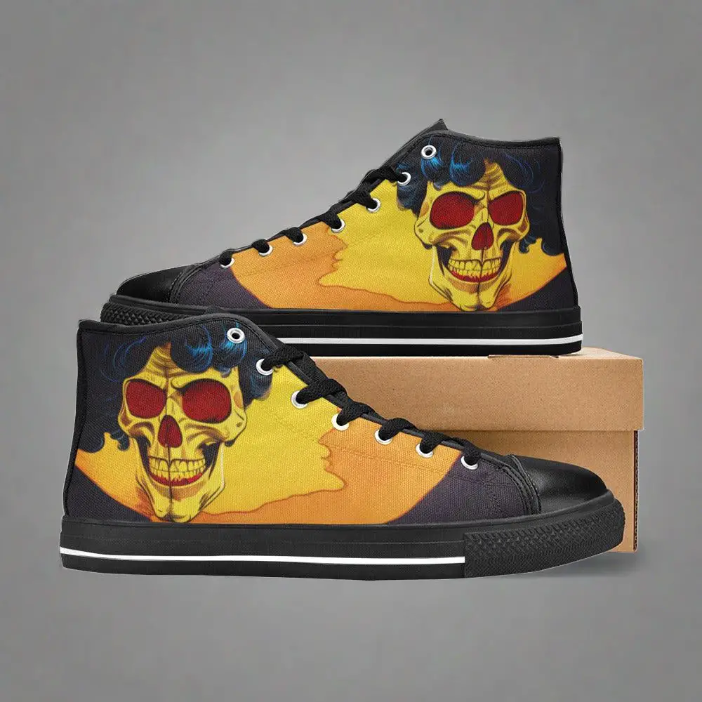 Retro Skull Art Men - Freaky Shoes®