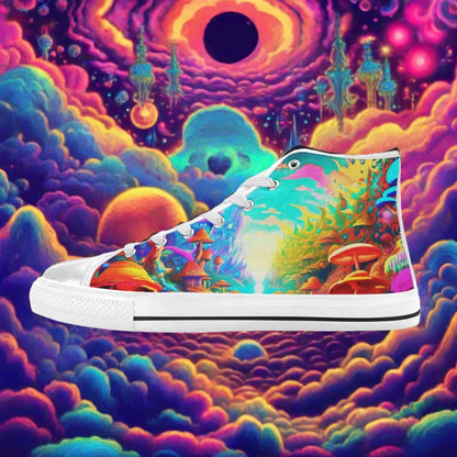 Iconic Custom Art Panel Wearable Bold Art - Freaky Shoes
