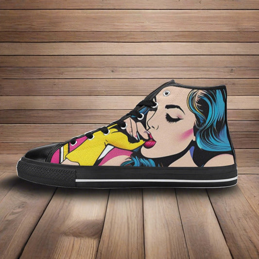 Retro Woman Art Women - Freaky Shoes®