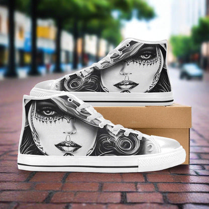 Sugar Skull Woman Men - Freaky Shoes®