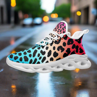 Gradient Leopard Print - Freaky Shoes®