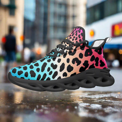 Gradient Leopard Print - Freaky Shoes®