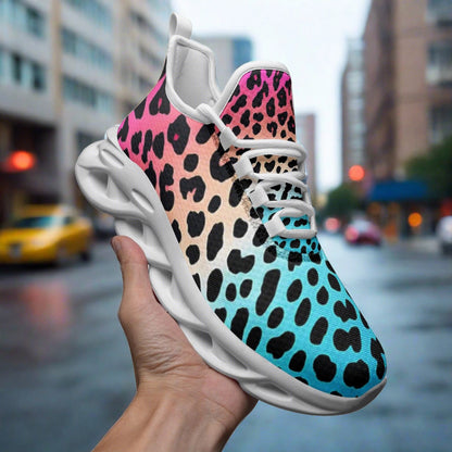 Gradient Leopard Print - Freaky Shoes®