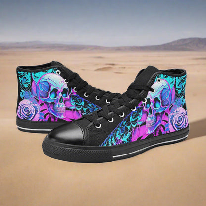 Butterfly & Roses Skulls Men - Freaky Shoes®