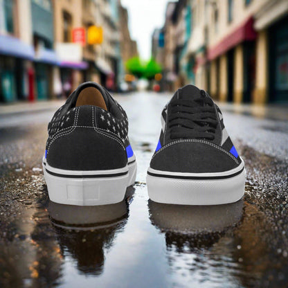 Thin Blue Line Flag Men - Freaky Shoes®