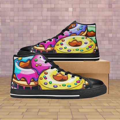 Black White Art Custom Panel Bold Art - Freaky Shoes