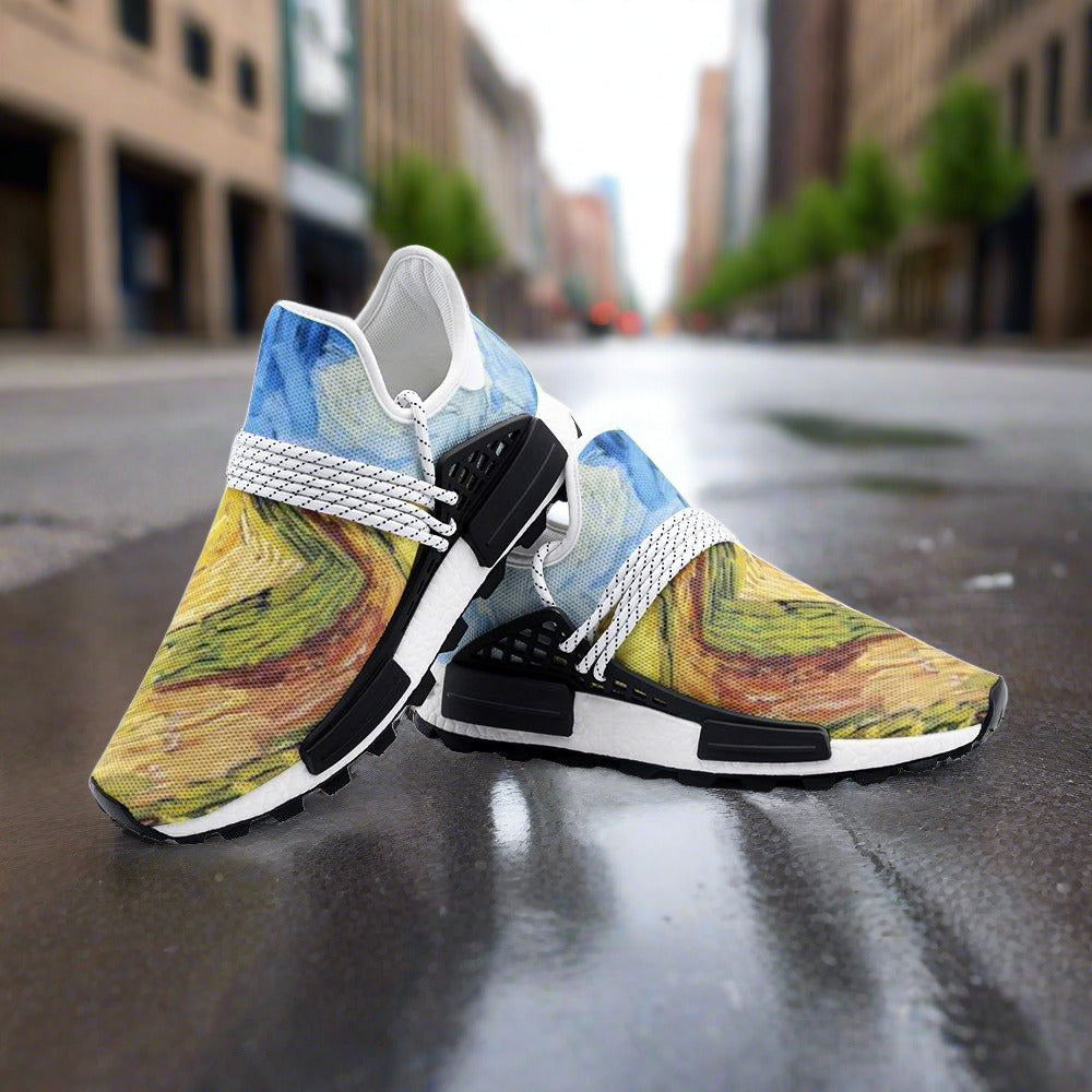 "Wheatfield with Crows" by Vincent Van Gogh - Freaky Shoes®