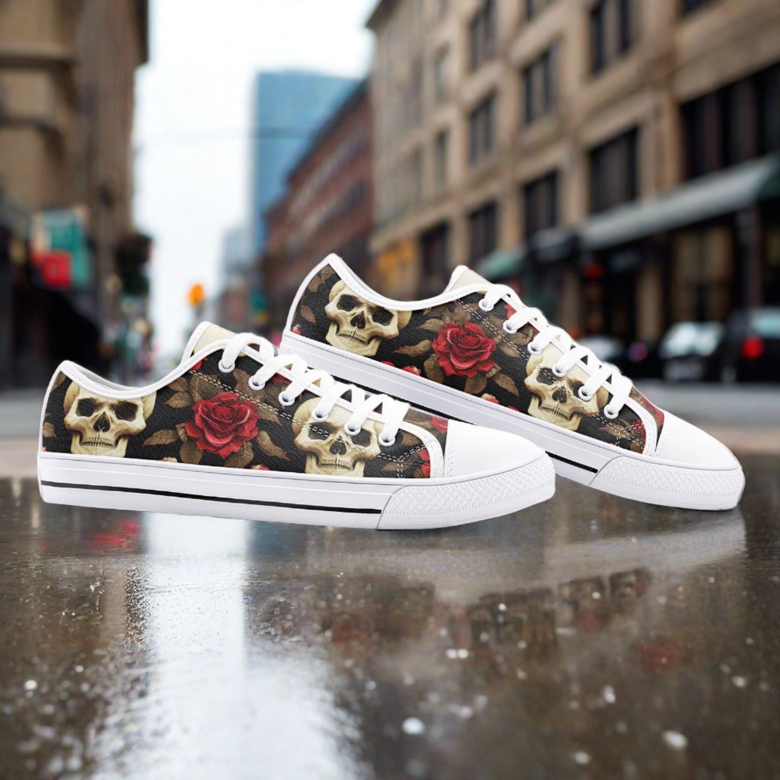 Rose Skulls - Freaky Shoes®