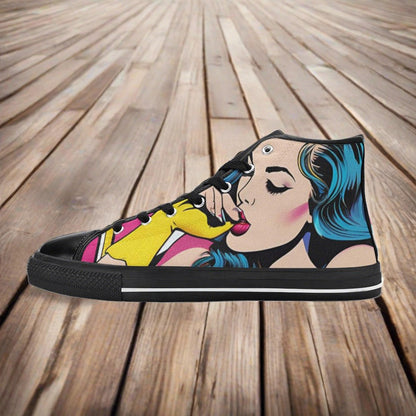 Retro Woman Art Men - Freaky Shoes®