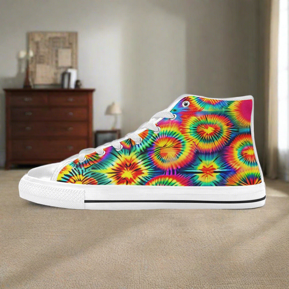 Rainbow Tie Dye Men - Freaky Shoes®