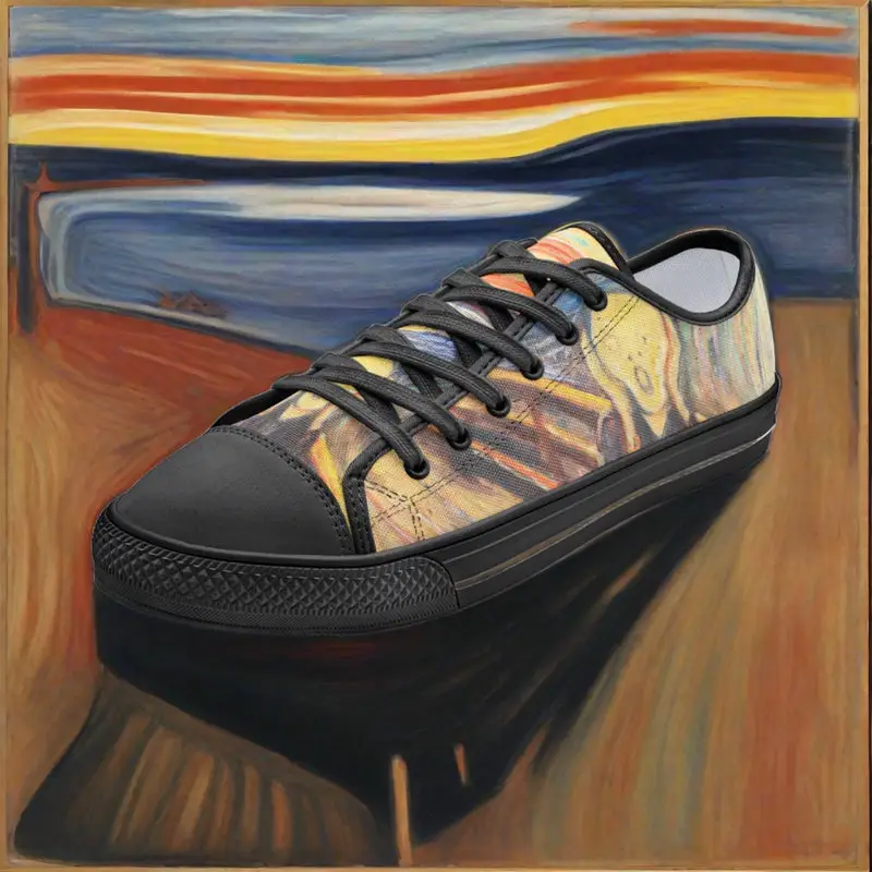 Edvard Munch 1893 The Scream - Freaky Shoes®