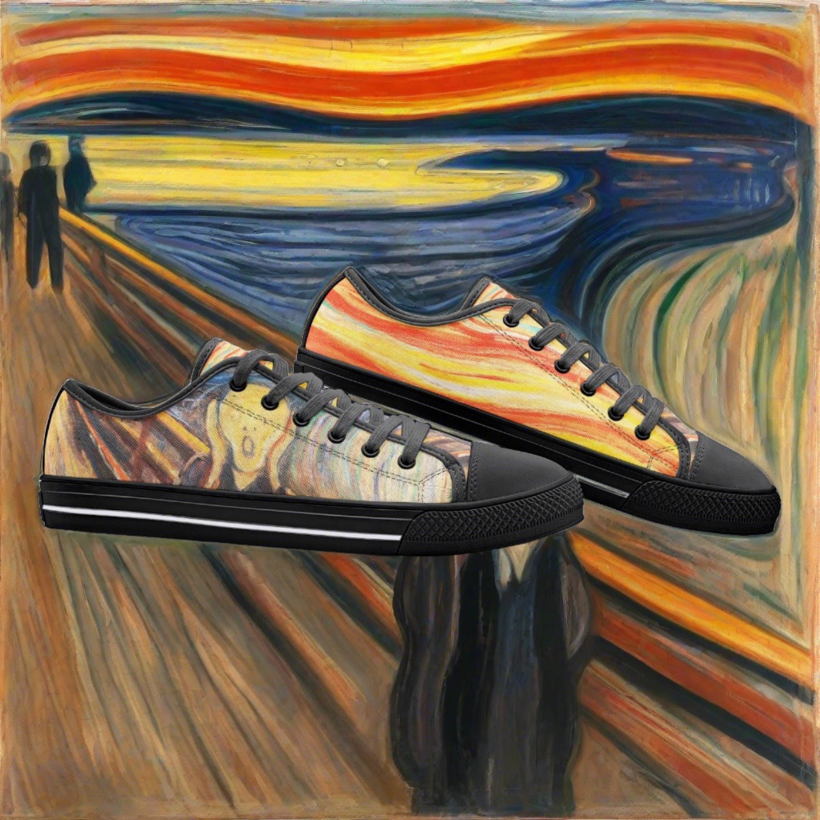 Edvard Munch 1893 The Scream - Freaky Shoes®