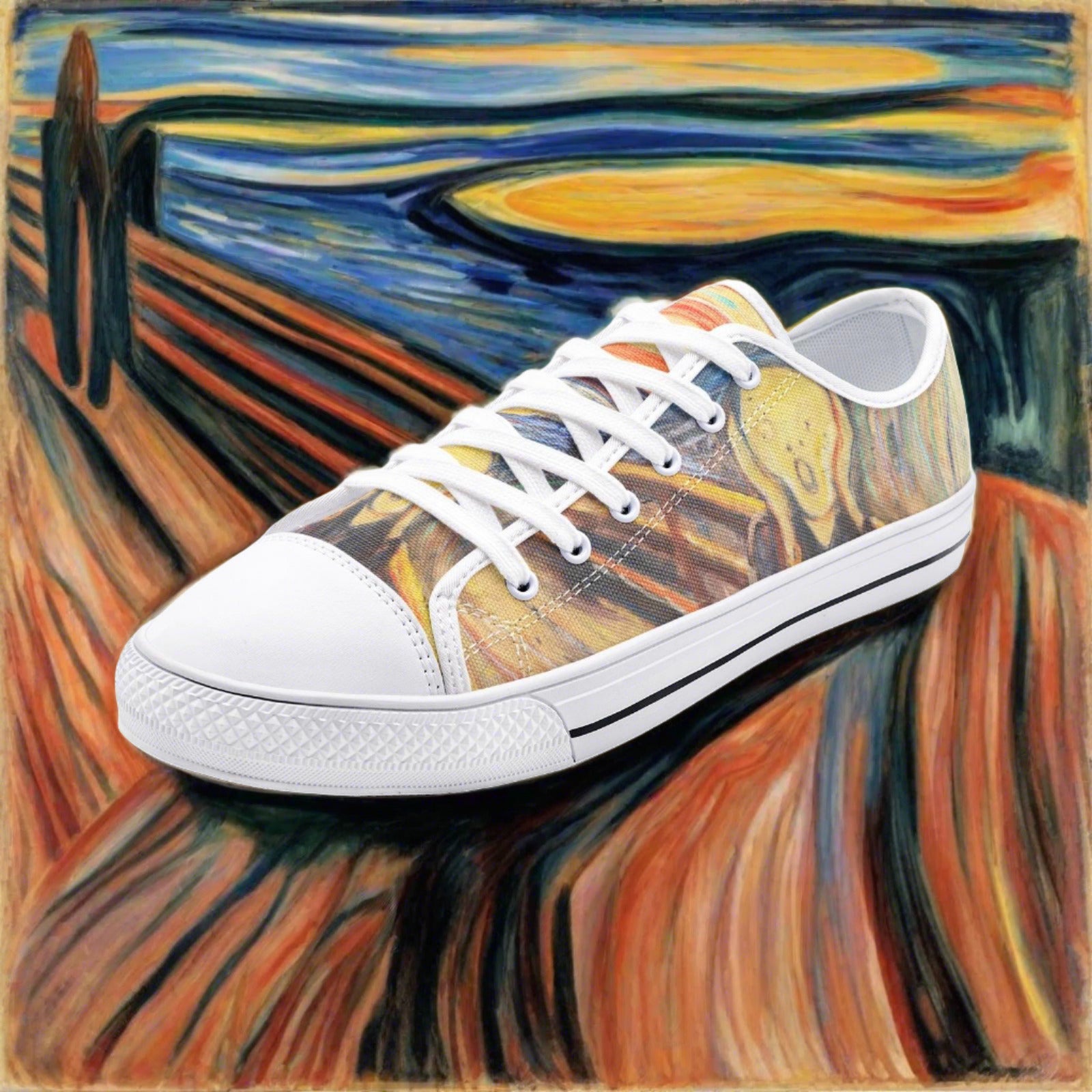 Edvard Munch 1893 The Scream - Freaky Shoes®