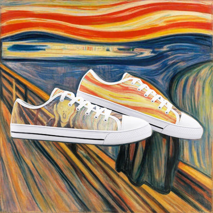 Edvard Munch 1893 The Scream - Freaky Shoes®