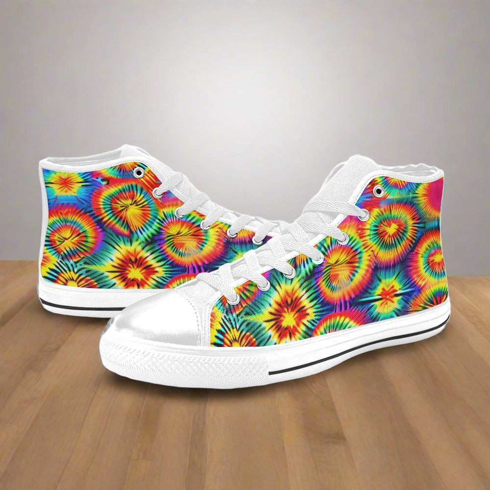 Rainbow Tie Dye Men - Freaky Shoes®