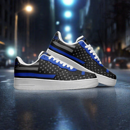 Thin Blue Line Flag - Freaky Shoes®