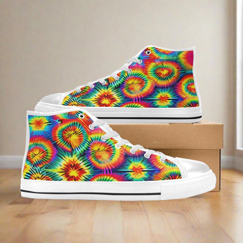 Rainbow Tie Dye Women - Freaky Shoes®